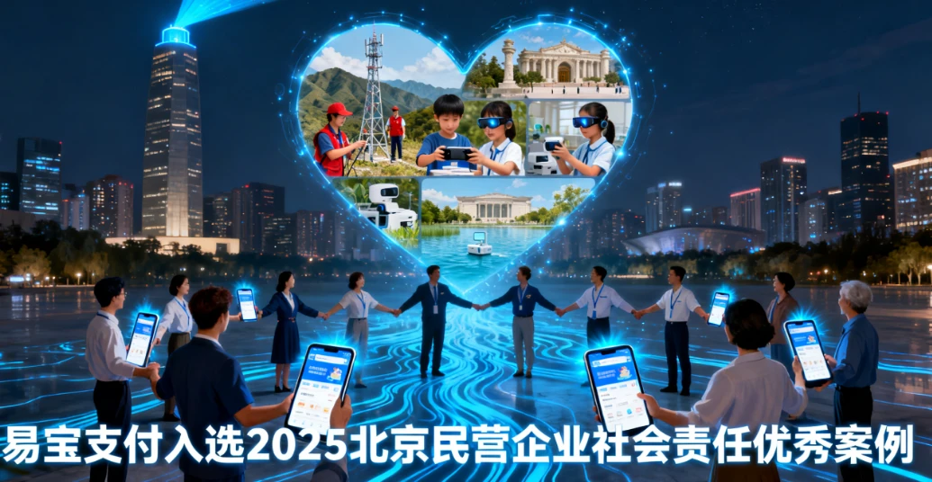易宝支付入选2025北京民营企业社会责任优秀案例，科技赋能公益彰显企业担当！