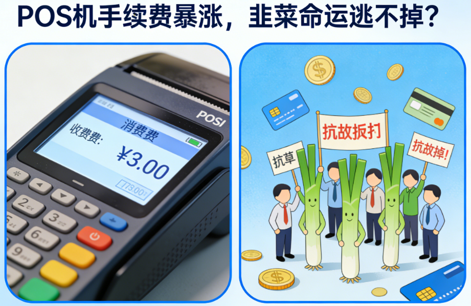 易宝支付：POS机手续费暴涨，韭菜命运逃不掉？