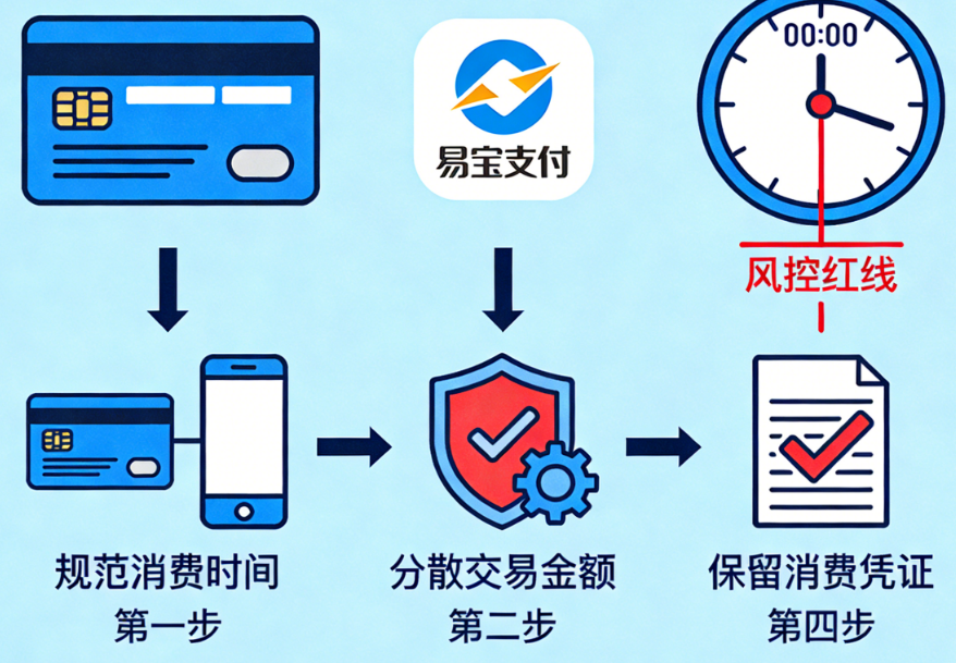 信用卡刷整数秒被风控？易宝支付揭秘银行的“红线”与自救指南！