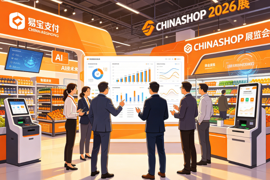 易宝支付确认参展CHINASHOP 2026：聚焦零售服务提质，共探AI+超市转型新路径！