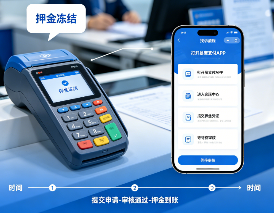 易宝支付：POS机被骗押金，怎么追回？